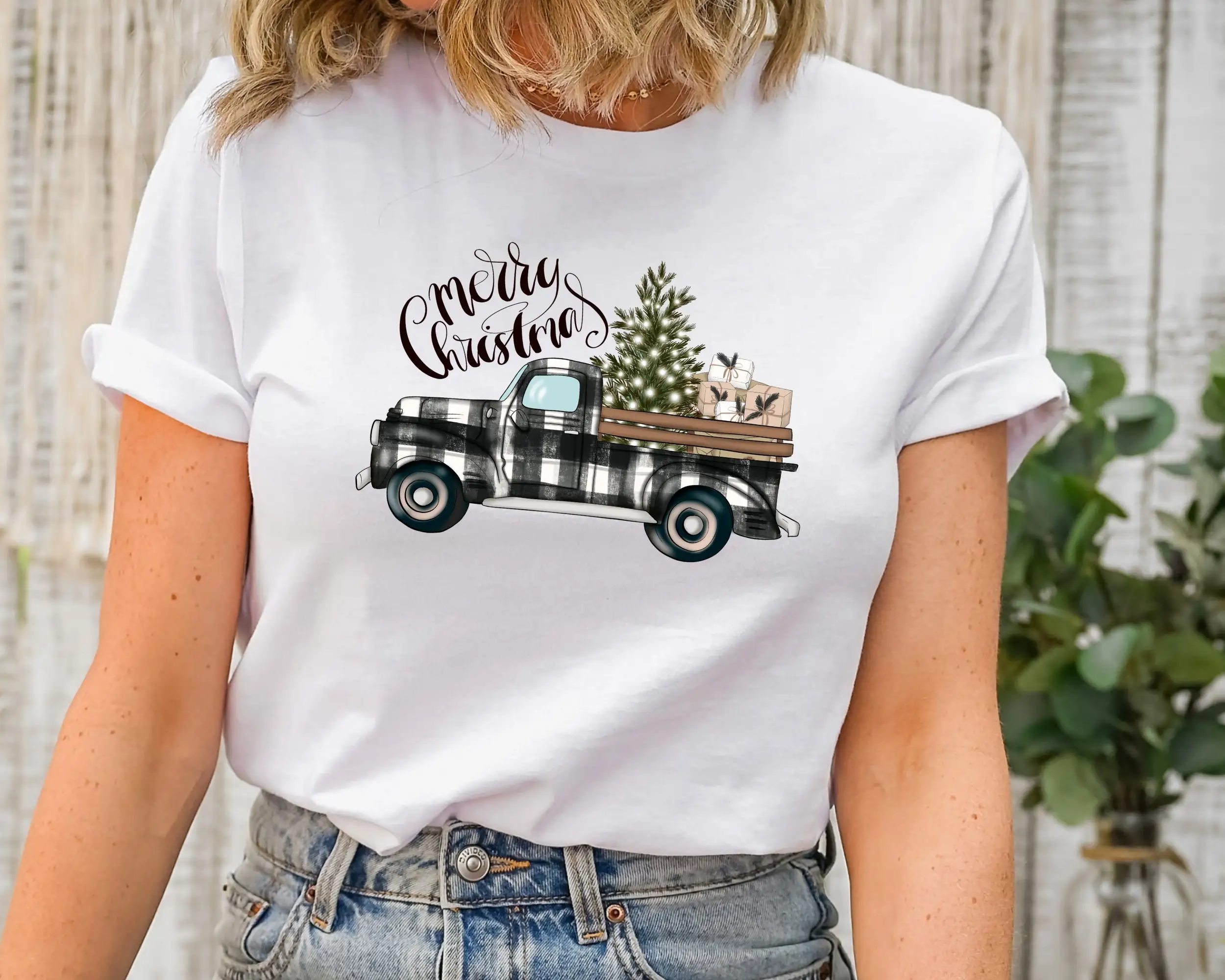 ファームフレッシュ クリスマスツリー トラック Tシャツ フ - Family Tree Print のレビューと価格