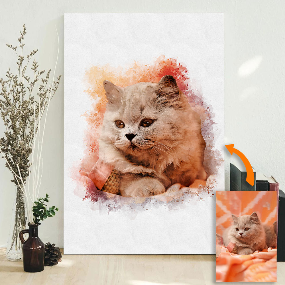 写真からカスタムペットポートレート - パーソナライズされた - Pet Portrait Custom のレビューと価格