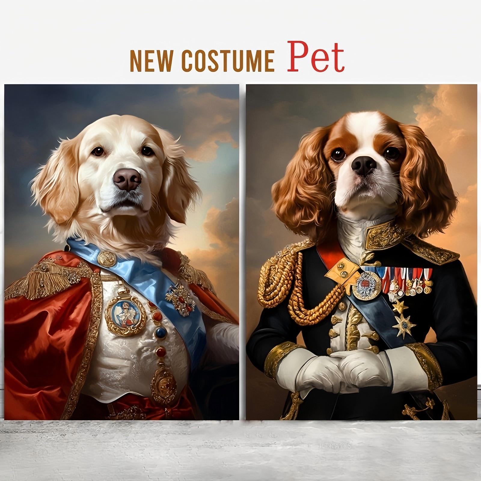 1PC 2Dフラットメタルティンサイン カスタム犬猫ポートレ - Pet Portrait Custom のレビューと価格