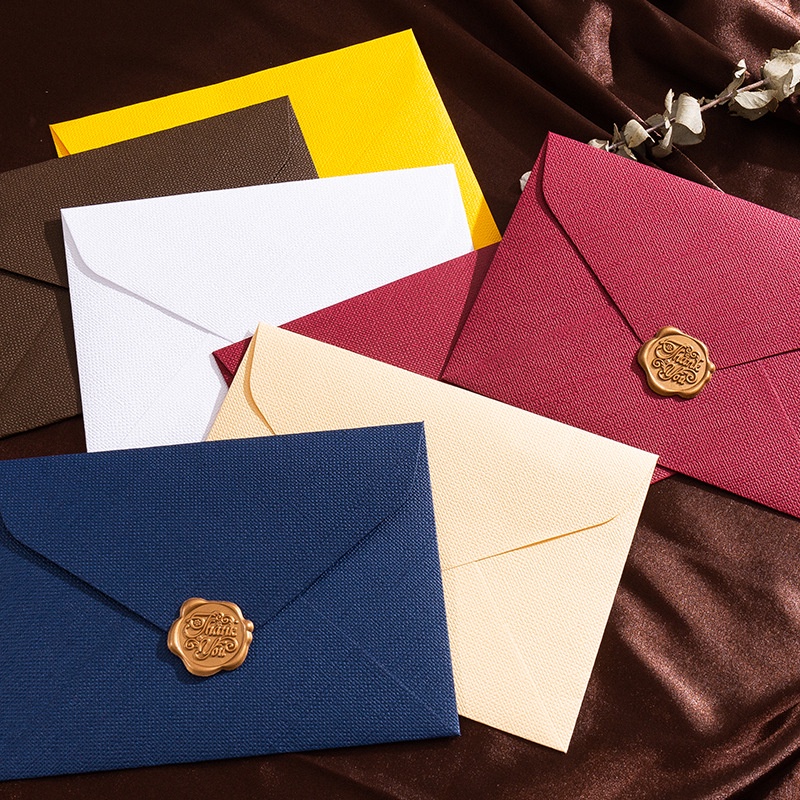 レトロなリネンパターンの封筒、卒業式のアルファベットの高品質 - Wax Seal Letter Kit のレビューと価格