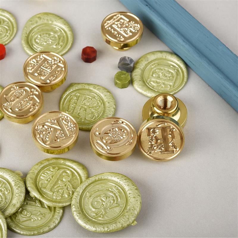 A-Z ヴィンテージシールワックススタンプヘッド 26 文字 - Wax Seal Letter Kit のレビューと価格