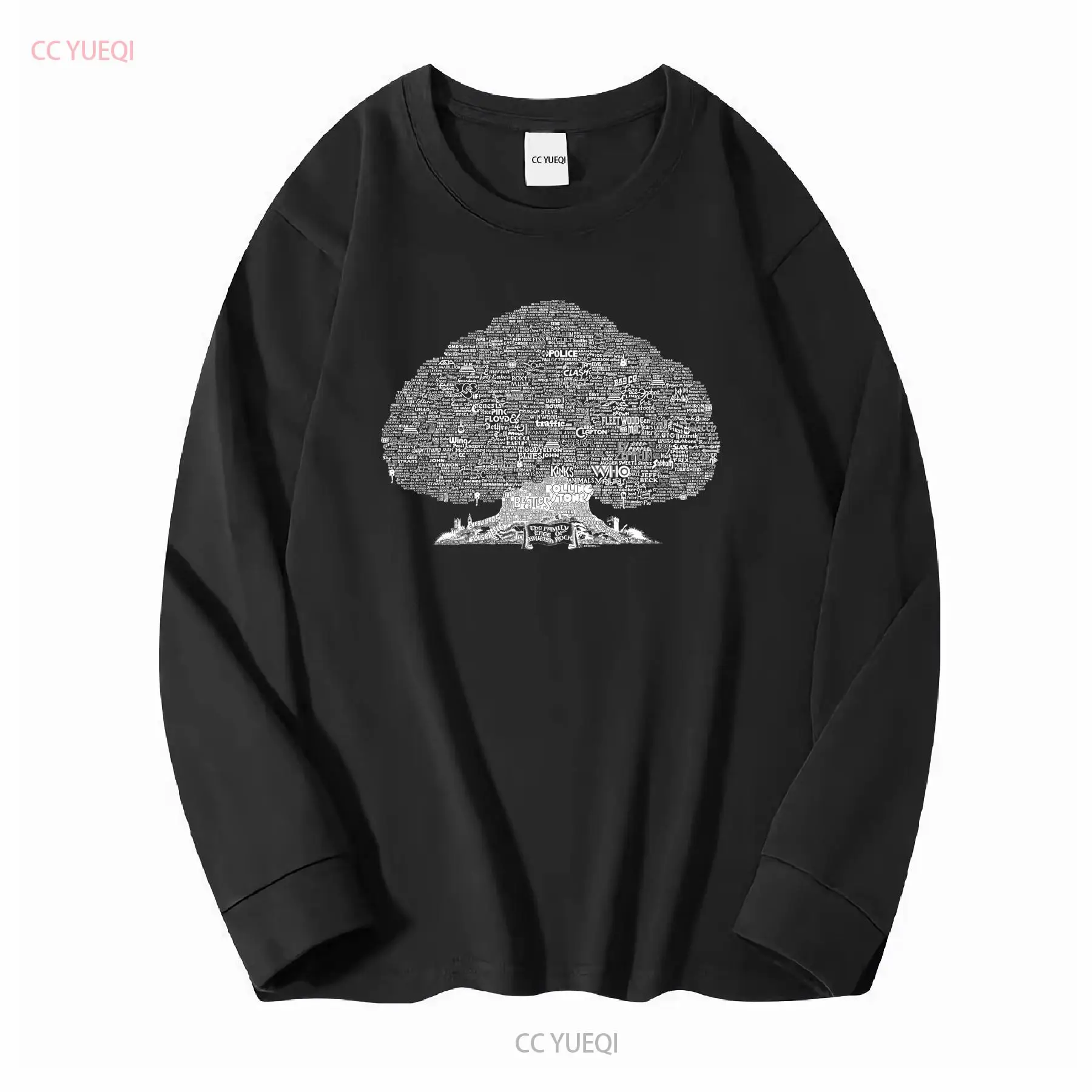 ファミリーツリー オブ ブリティッシュ ロック Tシャツ ヴ - Family Tree Print のレビューと価格
